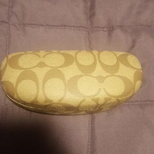 Coach eyeglass case